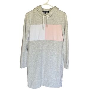 TOMMY HILFIGER WOMENS PULLOVER HOODIE SWEATSHIRT LONG LENGTH SIZE LARGE